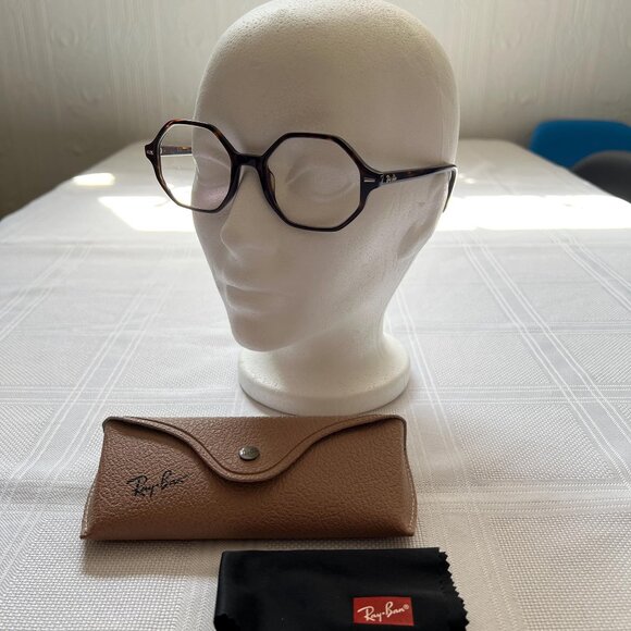Ray-Ban Accessories - Ray ban Britt octagonal Eyeglasses Reading glasses in Tobacco size M